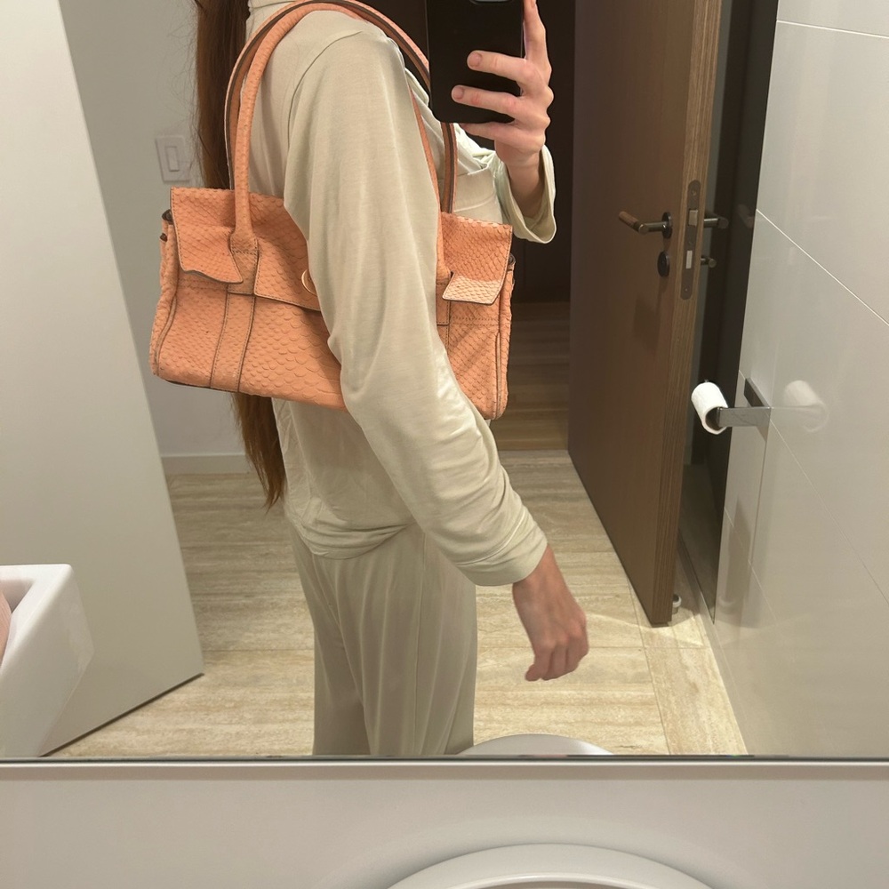 Mulberry Coral python east west Bayswater comes as is - Picture 6 of 6